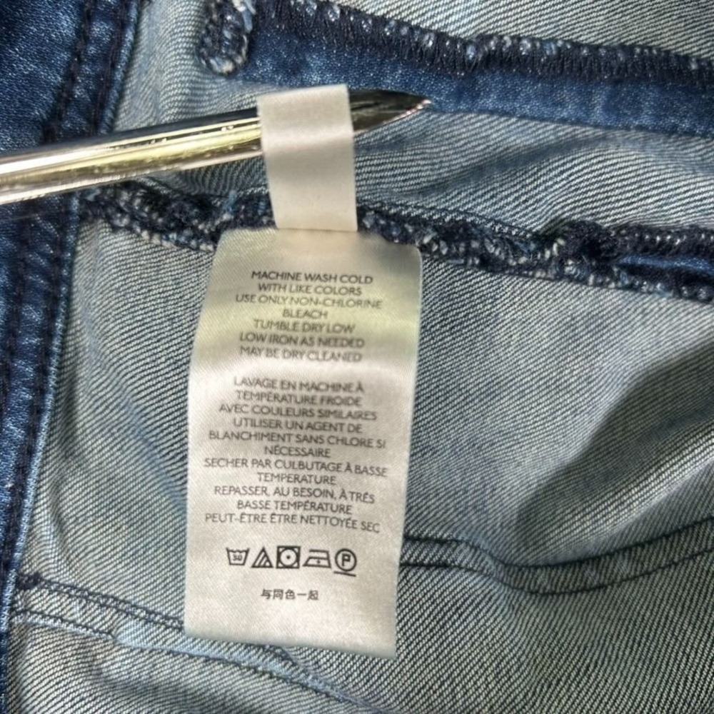 Anthropologie Pilcro Trouser Bootcut Jeans Womens 31 Medium Blue Wash Denim - Picture 8 of 13